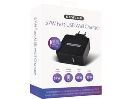 57W Fast USB Wall Charger